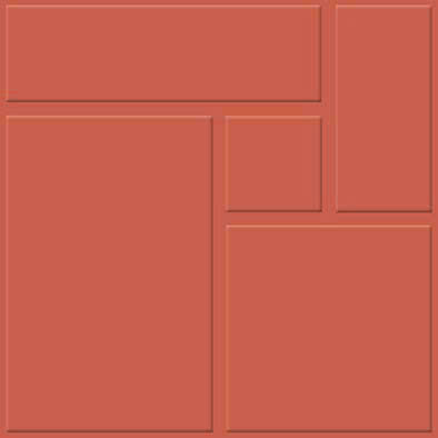 Gạch gốm đỏ lát nền 40x40cm-4492